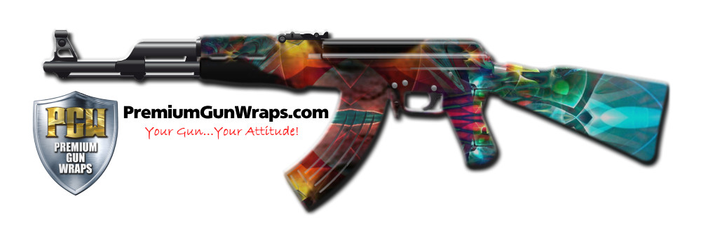 Buy Gun Wrap Psychedelic Man Gun Wrap