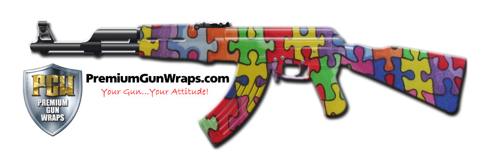 Buy Gun Wrap Trippy Puzzle Gun Wrap