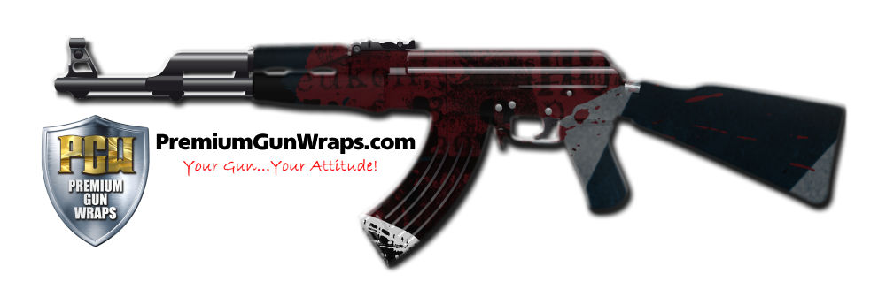 StatTrak™ AK-47 red Laminate crown foil +Hand Wraps Slaughter